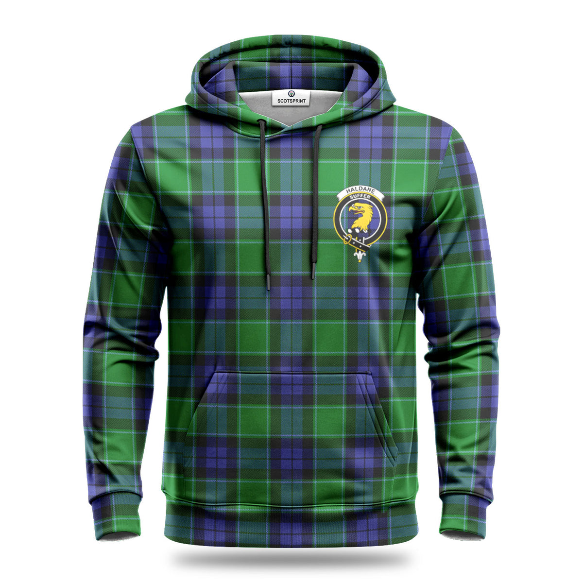 Haldane Tartan Crest Hoodie