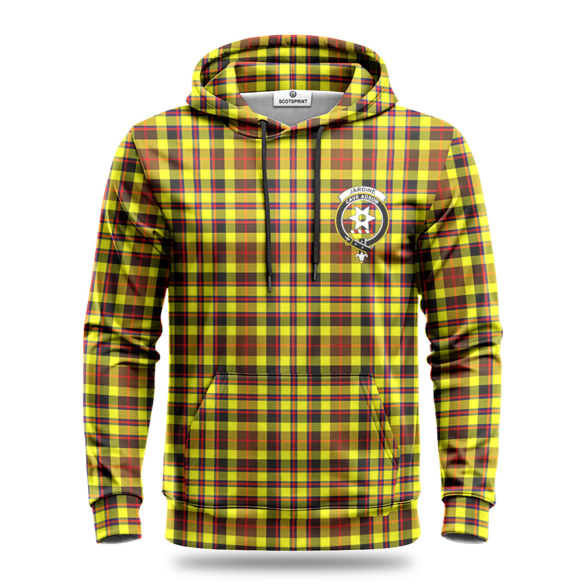 Jardine Tartan Crest Hoodie