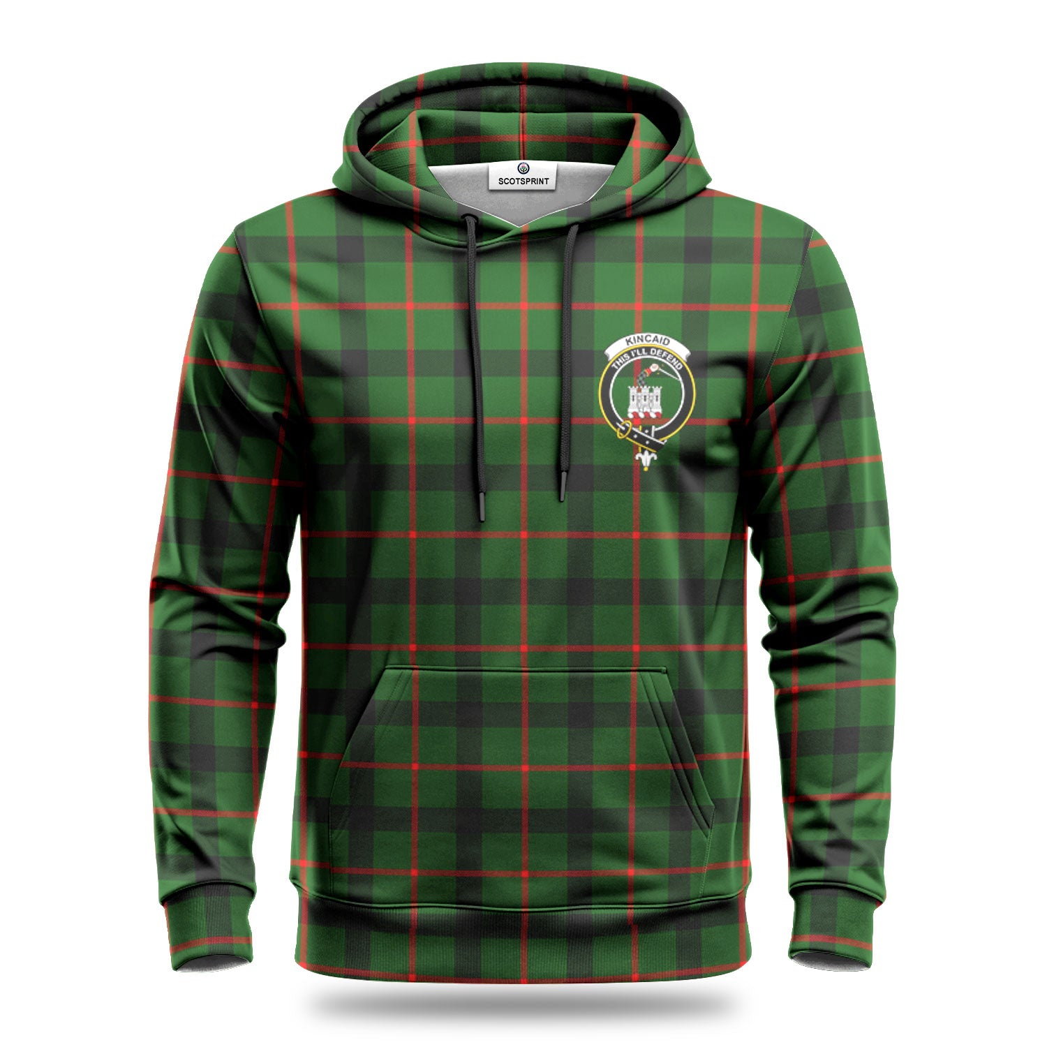 Kincaid Tartan Crest Hoodie