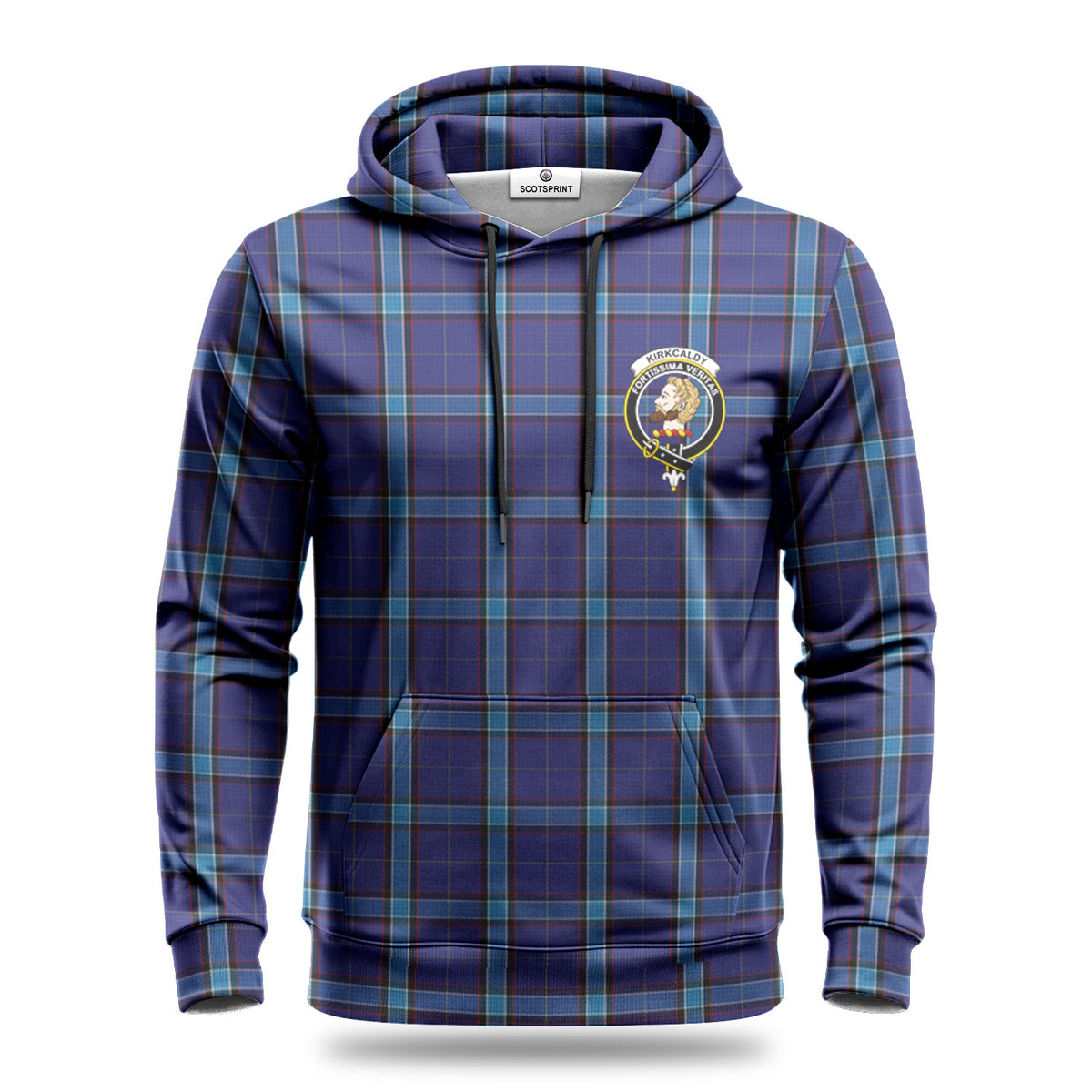 Kirkcaldy Tartan Crest Hoodie