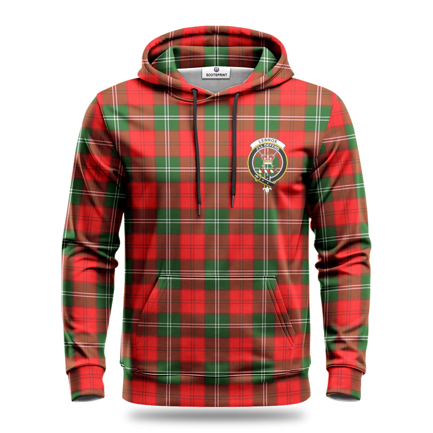 Lennox (Lennox Kincaid) Tartan Crest Hoodie