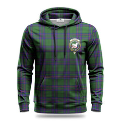 Lockhart Modern Tartan Crest Hoodie