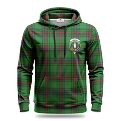 Logie Tartan Crest Hoodie