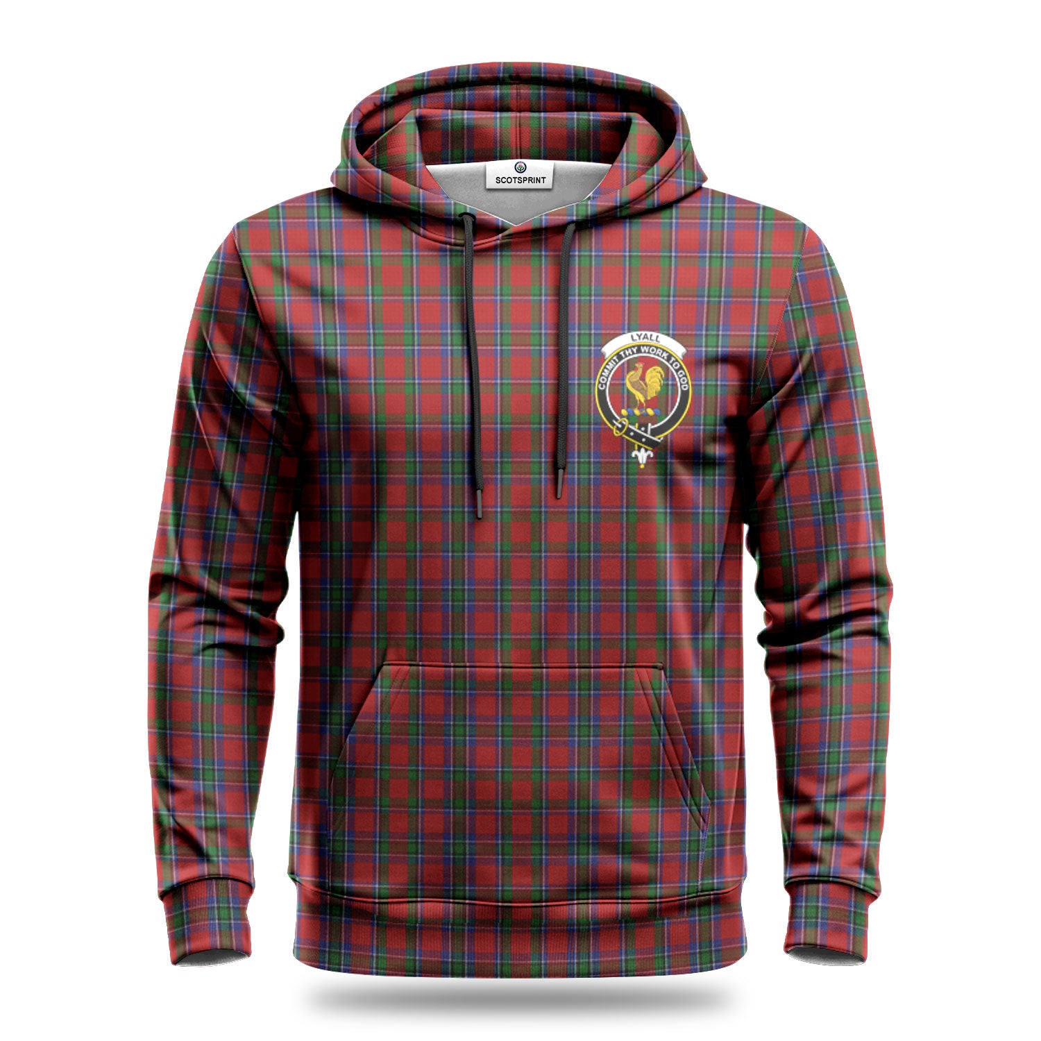 Lyall Tartan Crest Hoodie