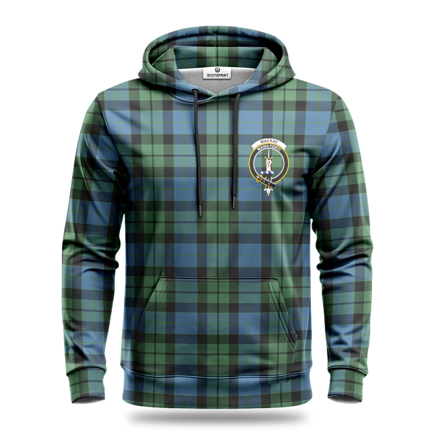 MacKay Ancient Tartan Crest Hoodie