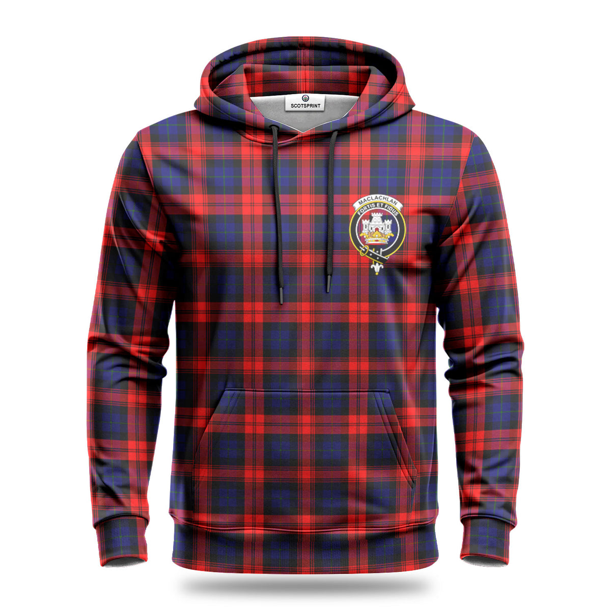 MacLachlan Modern Tartan Crest Hoodie