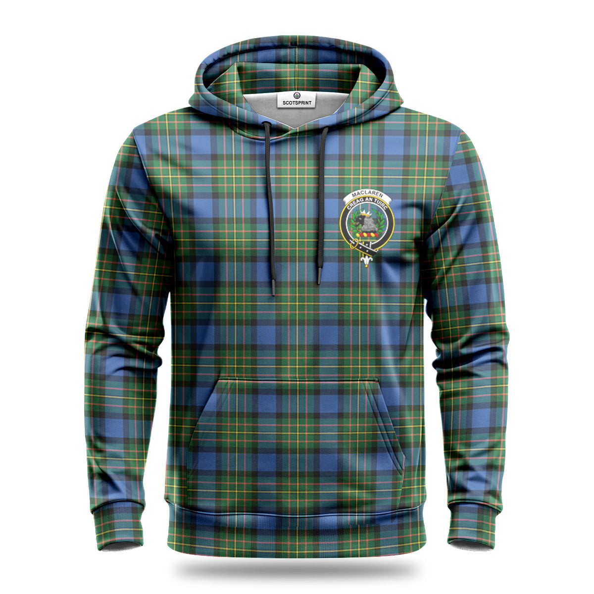 MacLaren Ancient Tartan Crest Hoodie