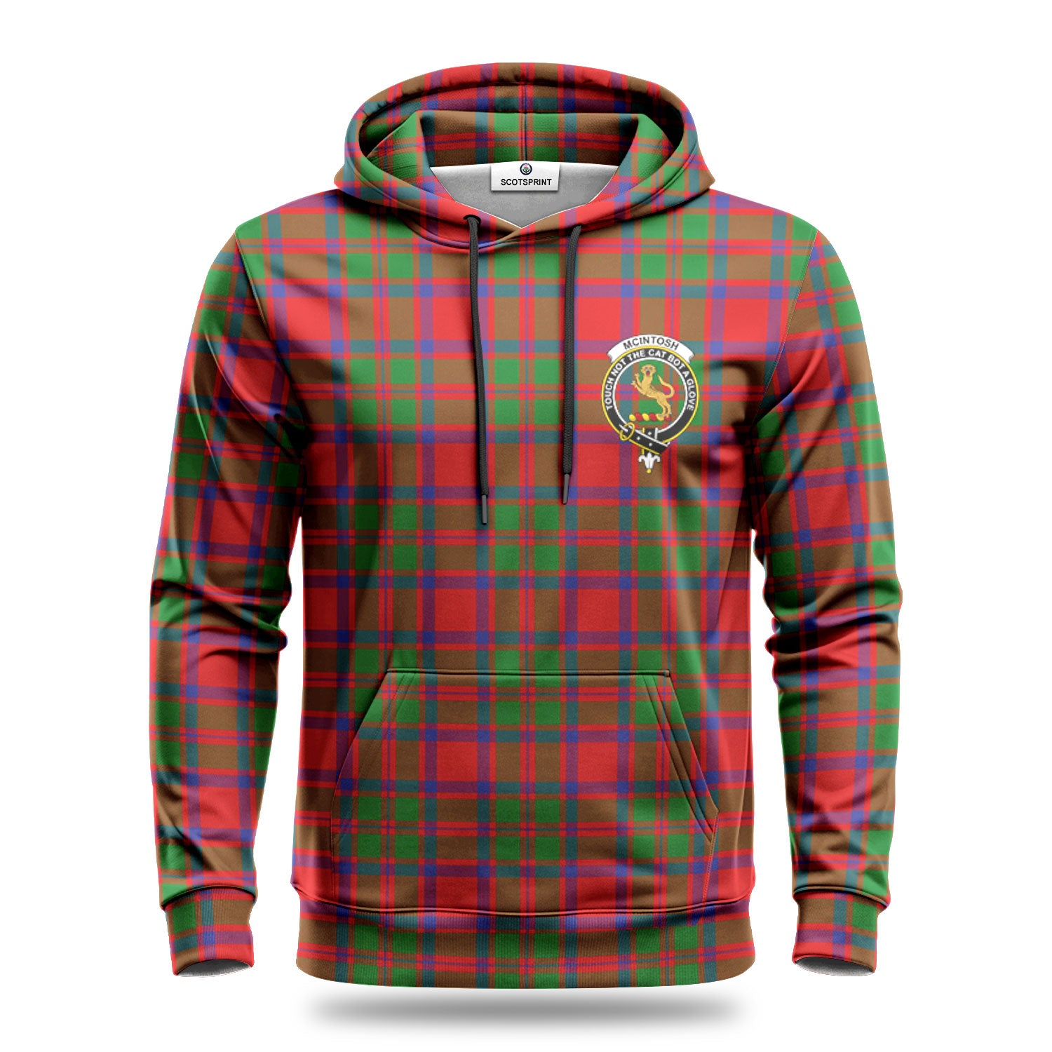 McIntosh Modern Tartan Crest Hoodie