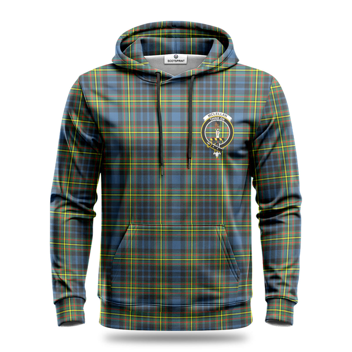 McLellan Ancient Tartan Crest Hoodie