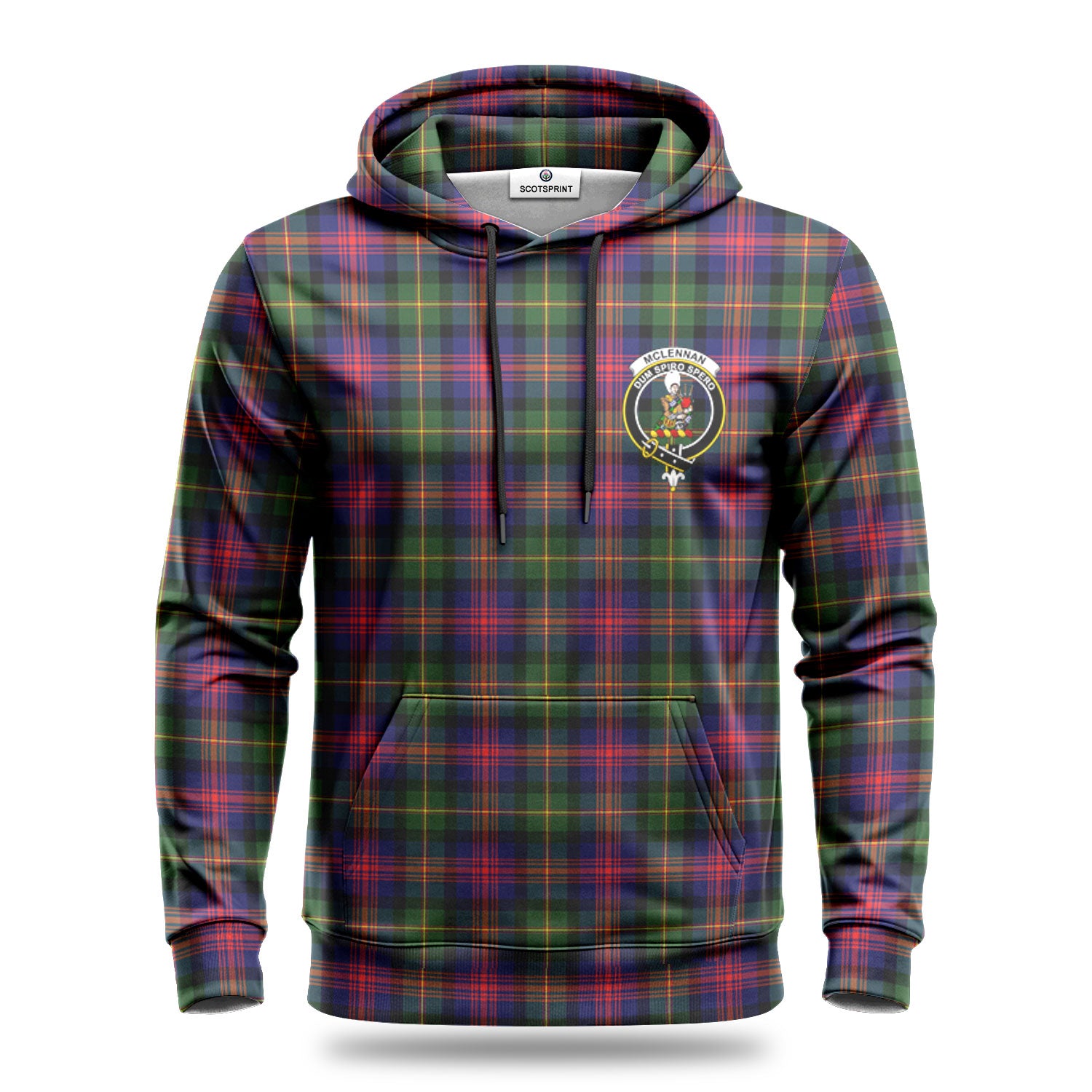 McLennan Modern Tartan Crest Hoodie