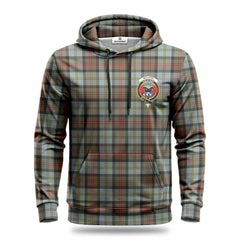 McLeod of Harris Weathered Tartan Crest Hoodie