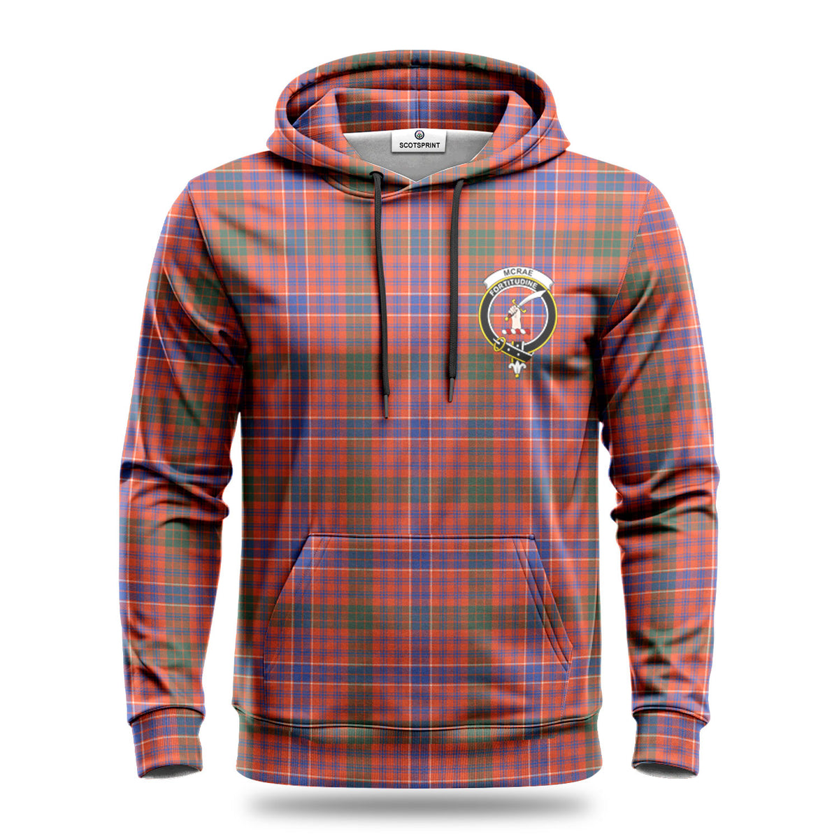 McRae Ancient Tartan Crest Hoodie