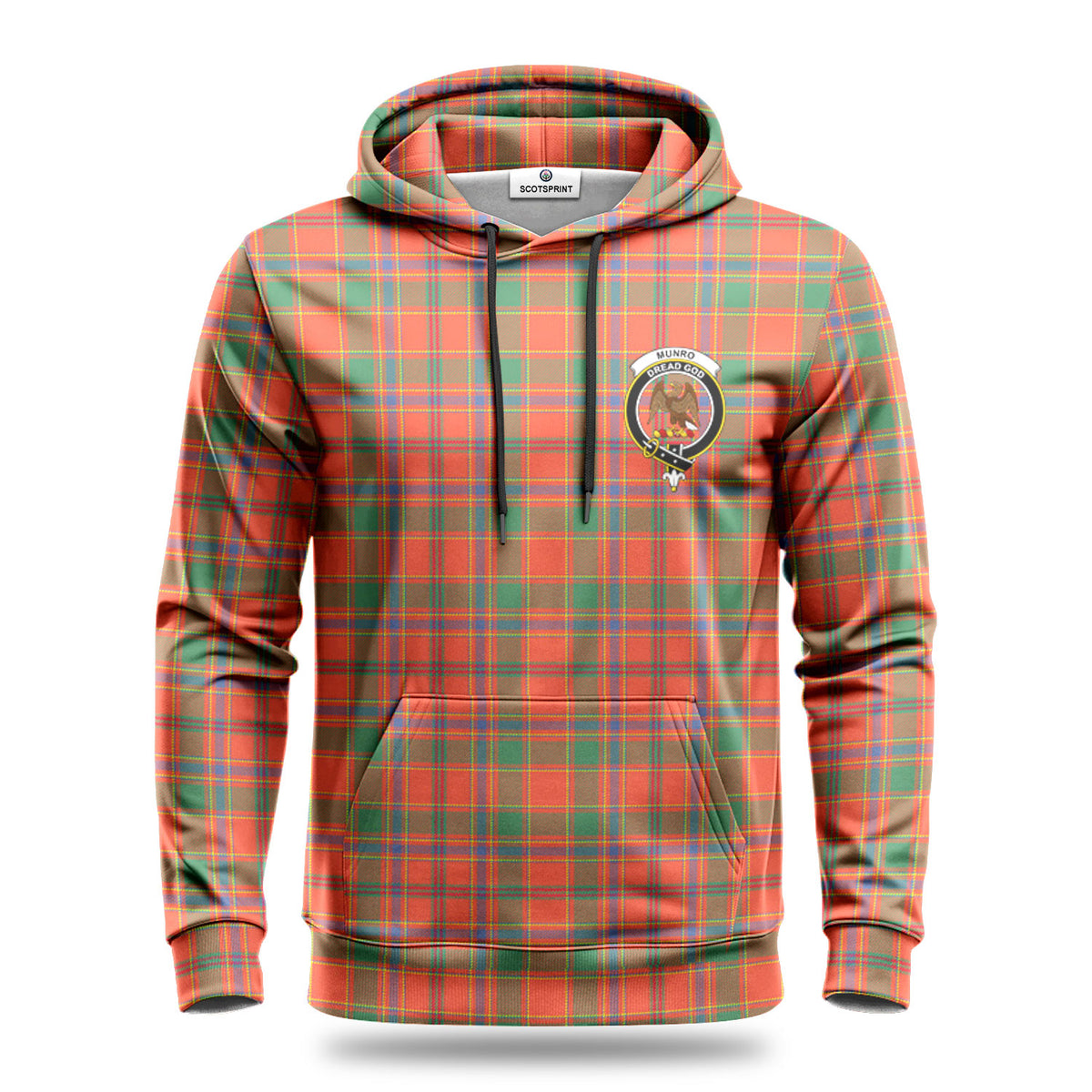 Munro Ancient Tartan Crest Hoodie