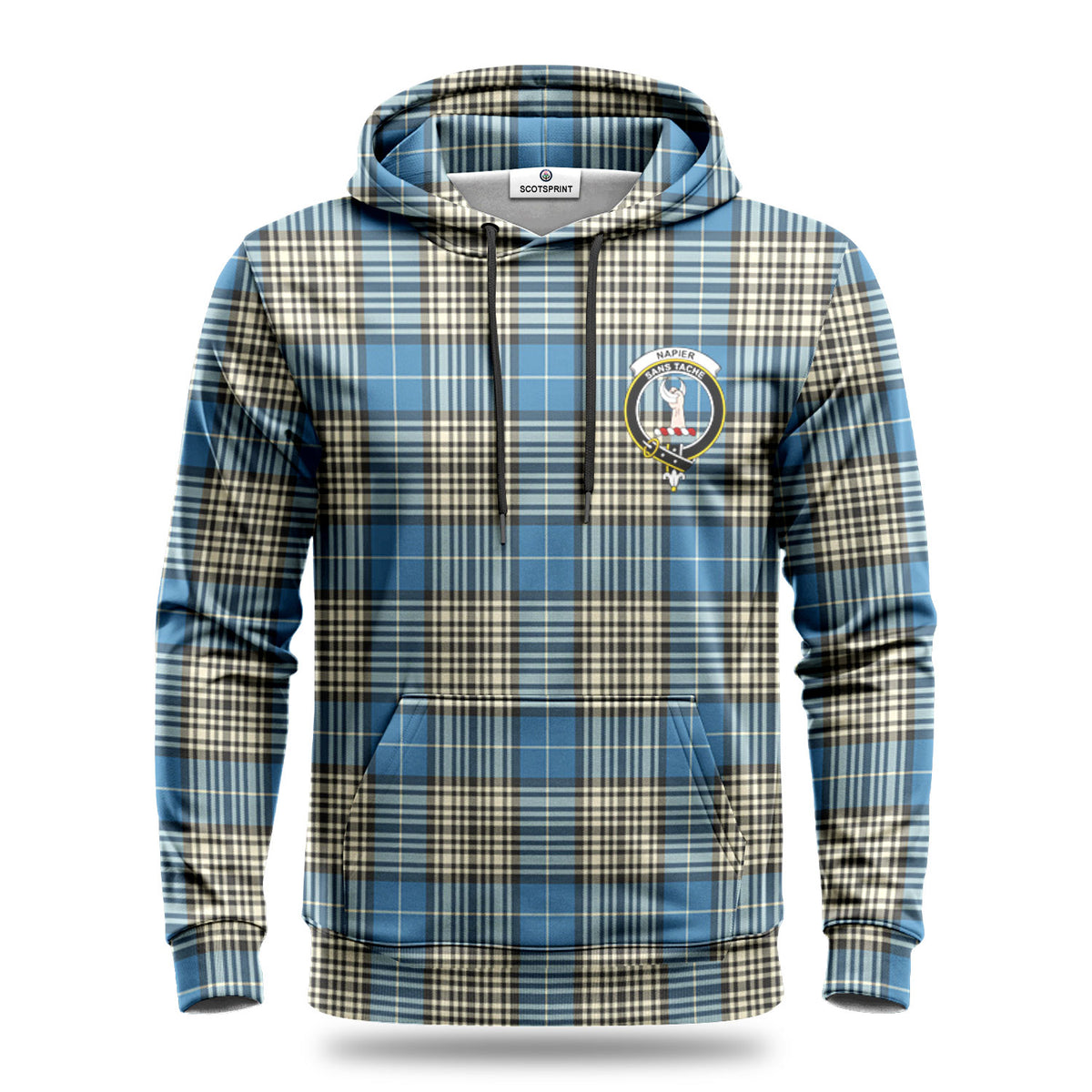 Napier Ancient Tartan Crest Hoodie