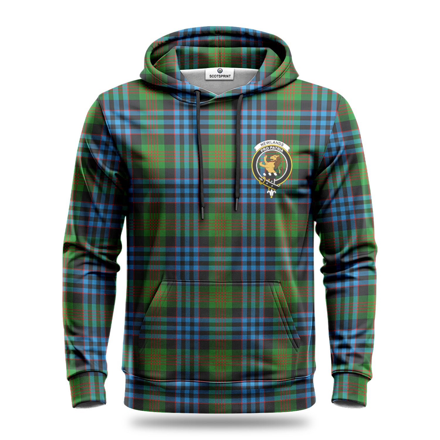 Newlands Tartan Crest Hoodie