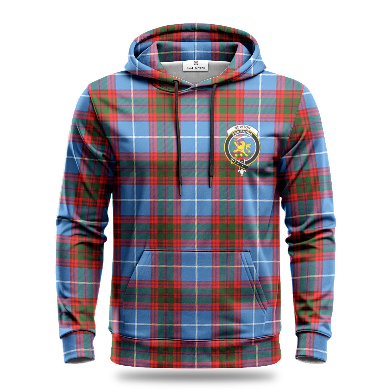 Newton Tartan Crest Hoodie