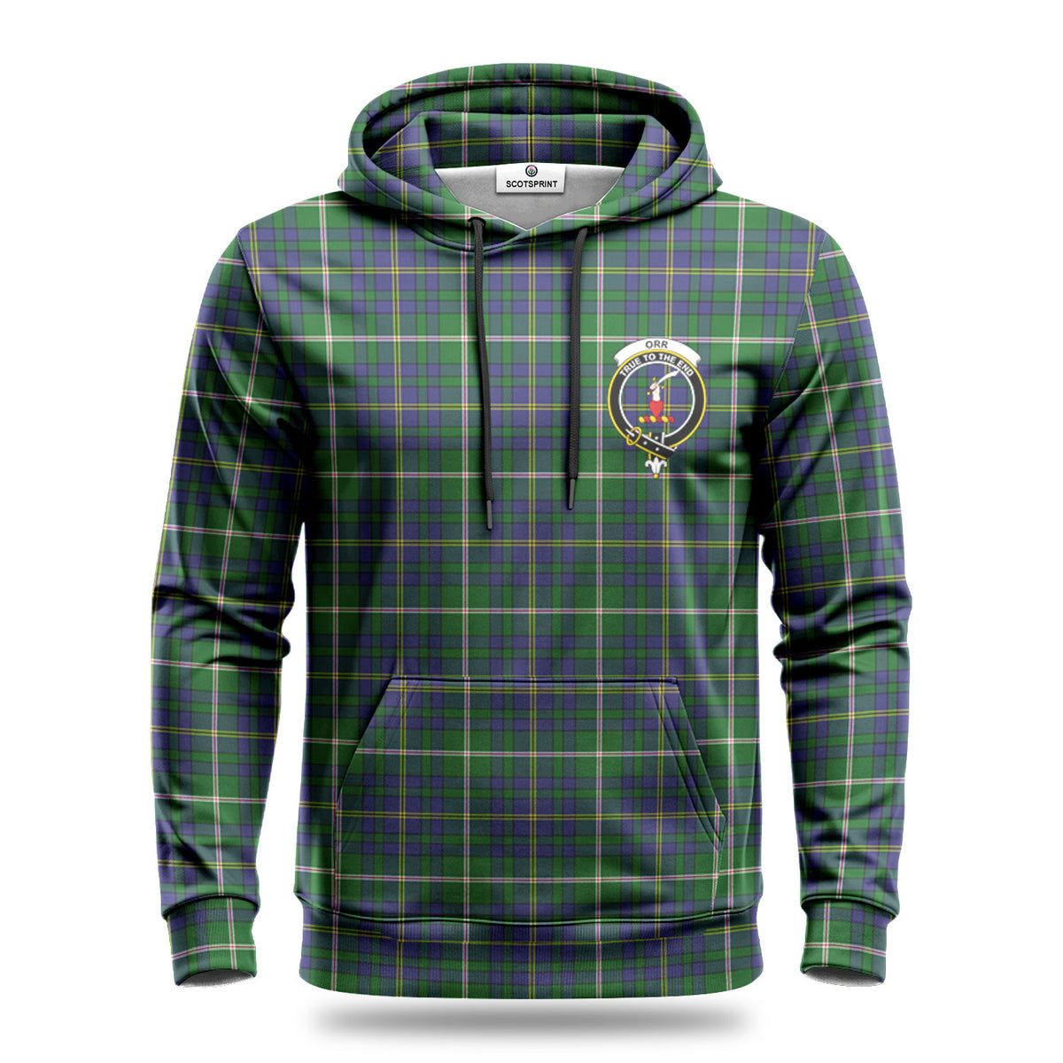 Orr Tartan Crest Hoodie