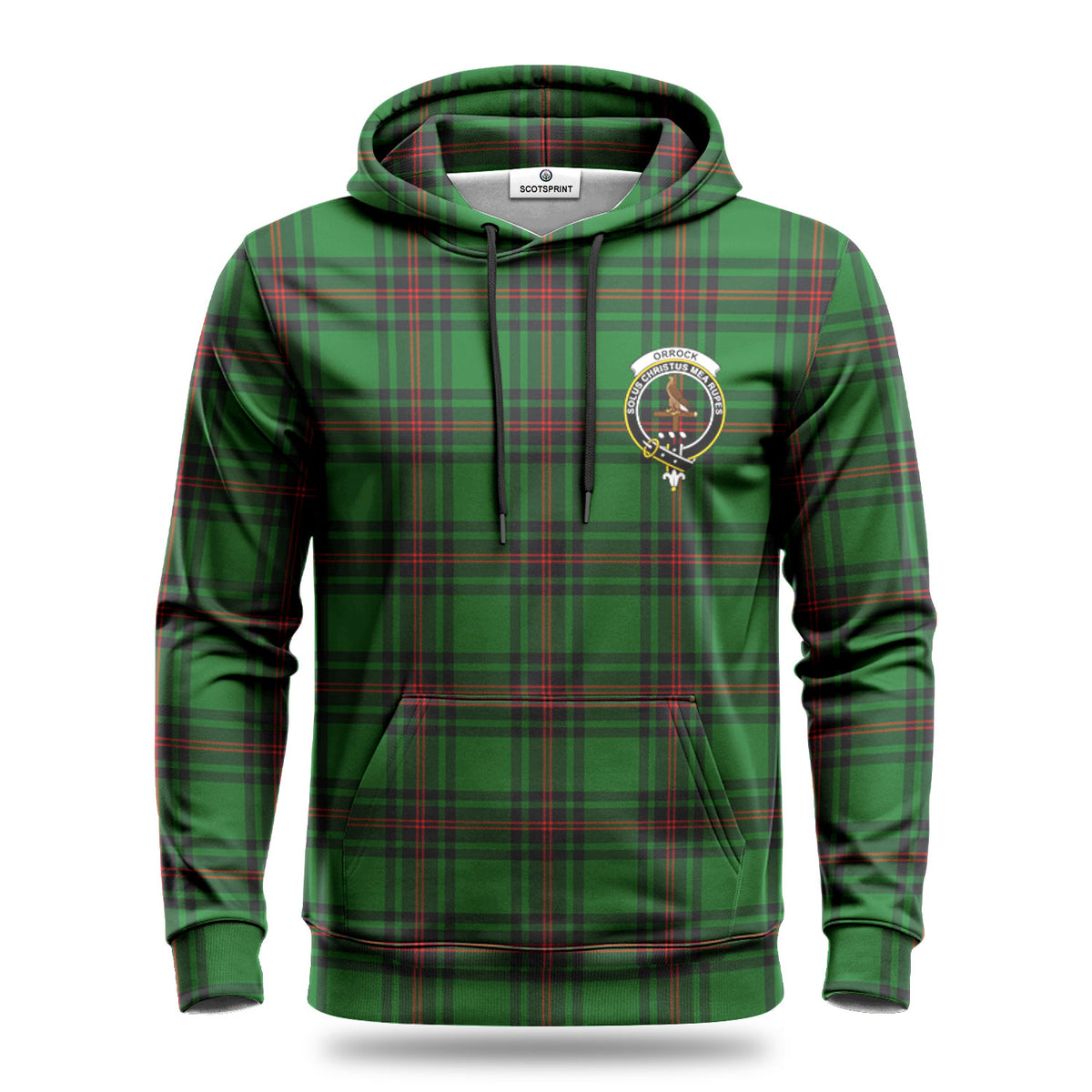 Orrock Tartan Crest Hoodie