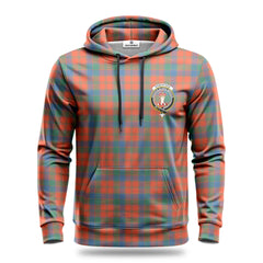 Robertson Ancient Tartan Crest Hoodie