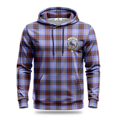 Rutherford Tartan Crest Hoodie