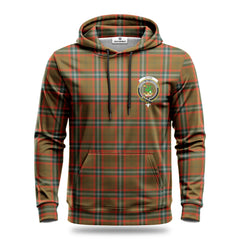 Seton Hunting Modern Tartan Crest Hoodie