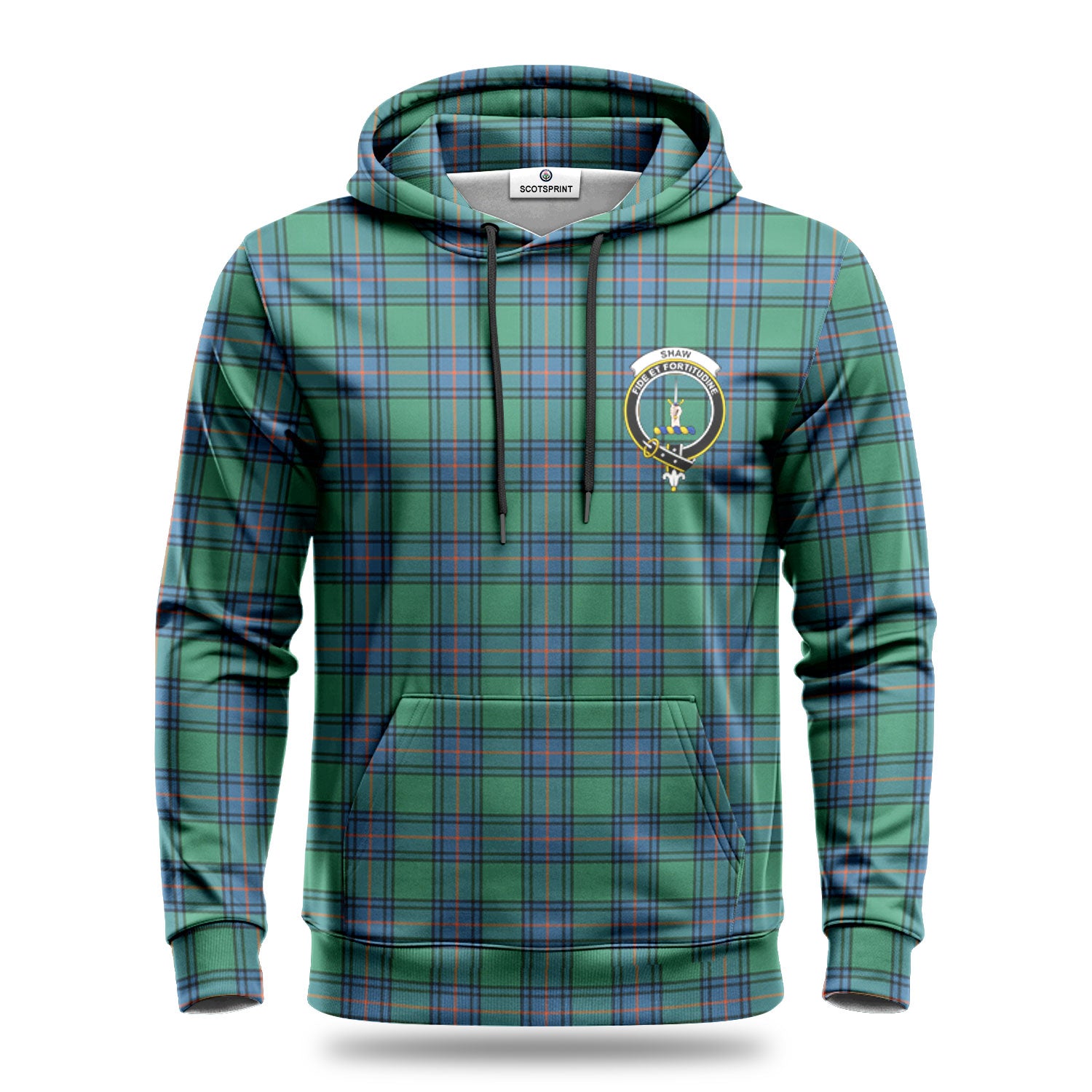 Shaw Ancient Tartan Crest Hoodie