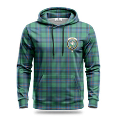 Shaw (of Sauchie) Ancient Tartan Crest Hoodie