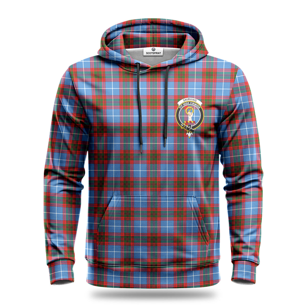 Skirving Tartan Crest Hoodie