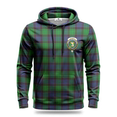 Stewart Old Modern Tartan Crest Hoodie