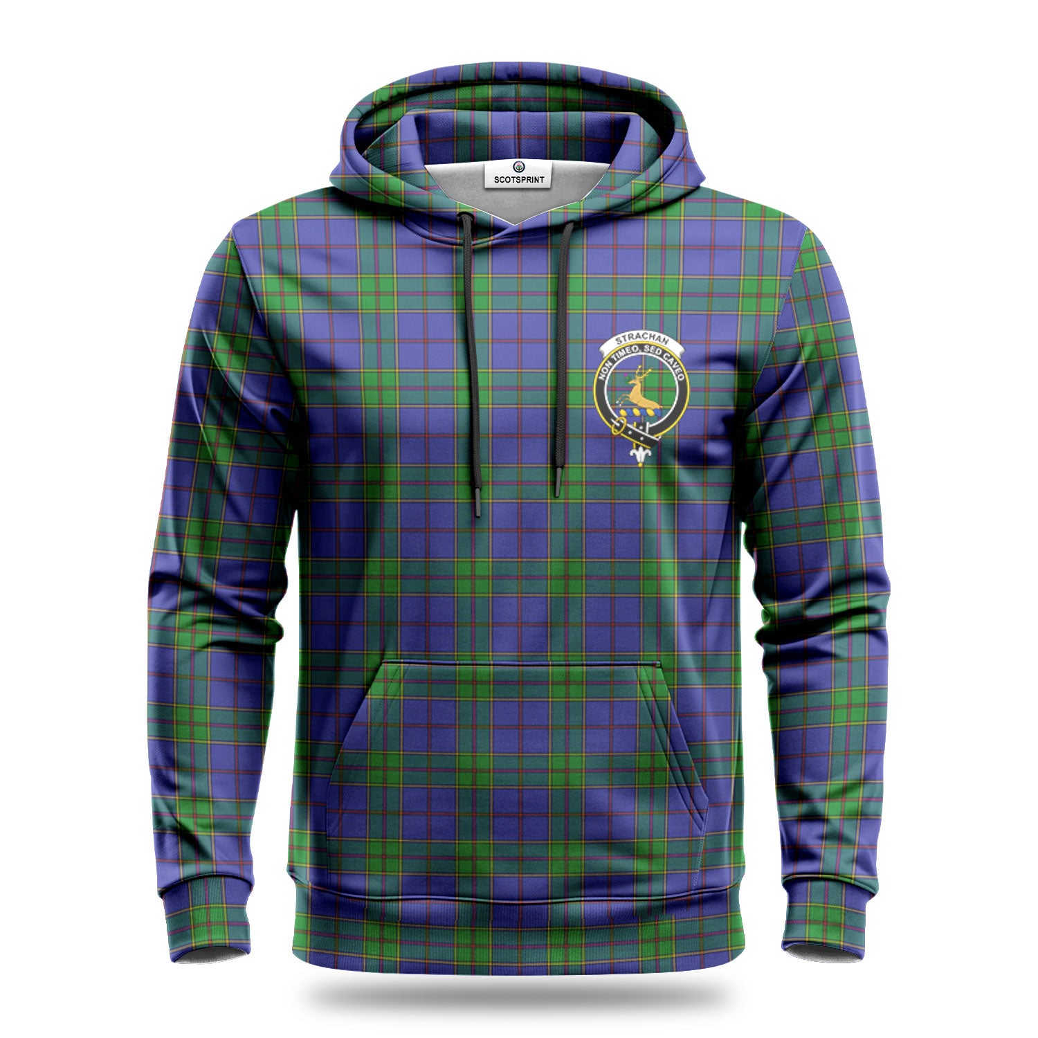 Strachan Tartan Crest Hoodie