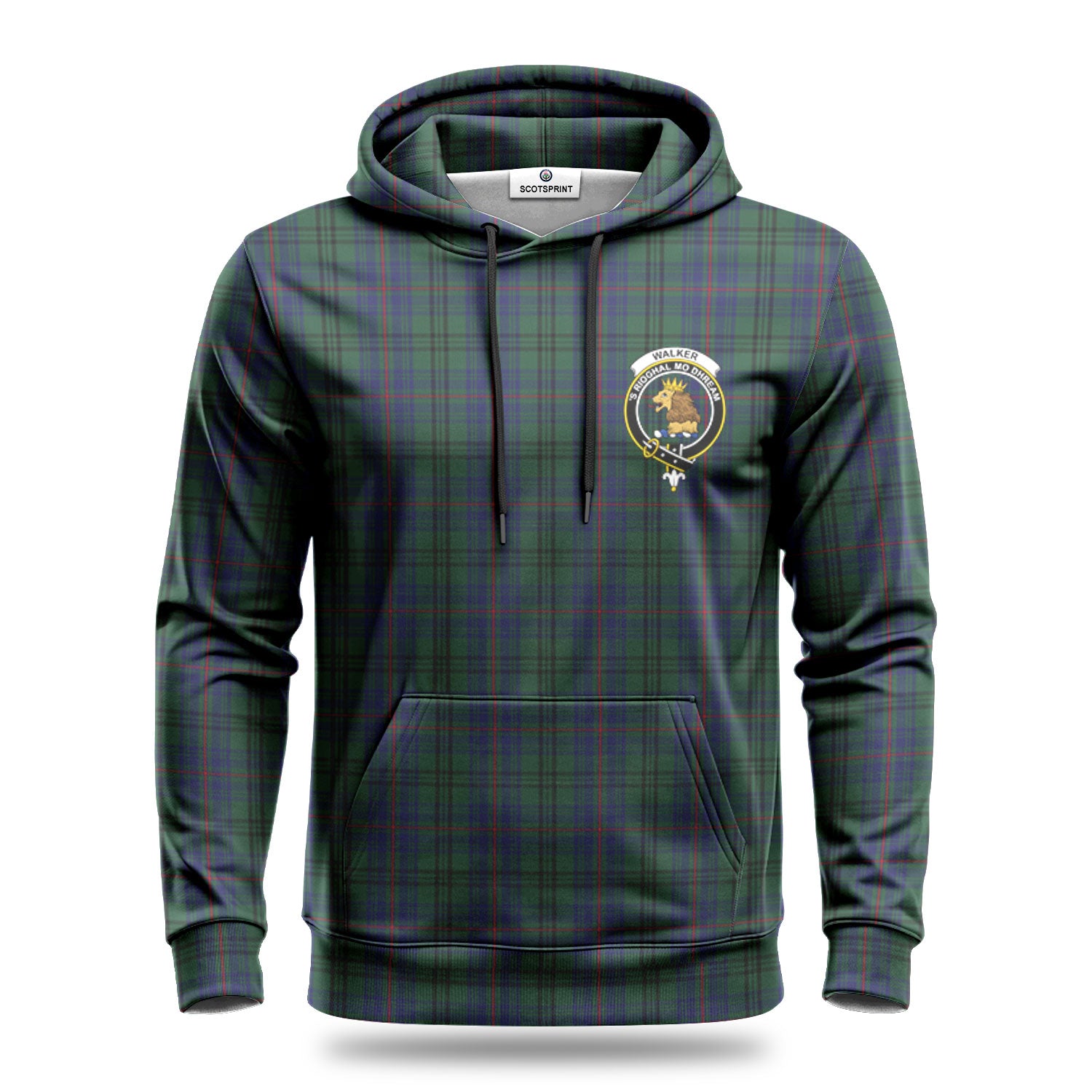 Walker Hunting Tartan Crest Hoodie