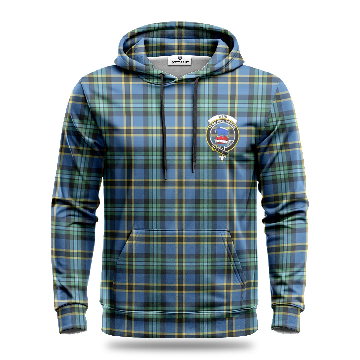 Weir Ancient Tartan Crest Hoodie