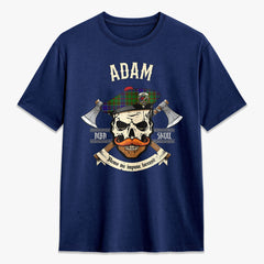 Adam Tartan Crest 2D T-shirt - Alba Skull Style