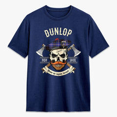 Dunlop Modern Tartan Crest 2D T-shirt - Alba Skull Style