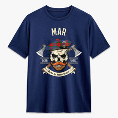 Mar Tartan Crest 2D T-shirt - Alba Skull Style