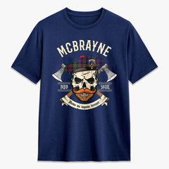 McBrayne Tartan Crest 2D T-shirt - Alba Skull Style