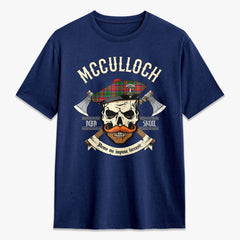 McCulloch Tartan Crest 2D T-shirt - Alba Skull Style