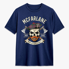 McFarlane Hunting Modern Tartan Crest 2D T-shirt - Alba Skull Style