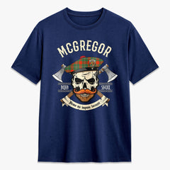 McGregor Ancient Tartan Crest 2D T-shirt - Alba Skull Style