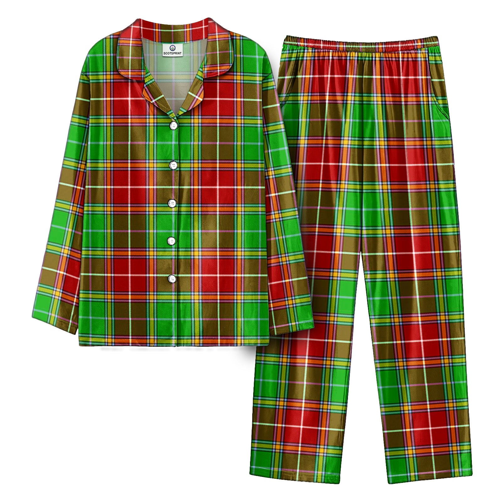 Baxter Modern Tartan Pajama Set