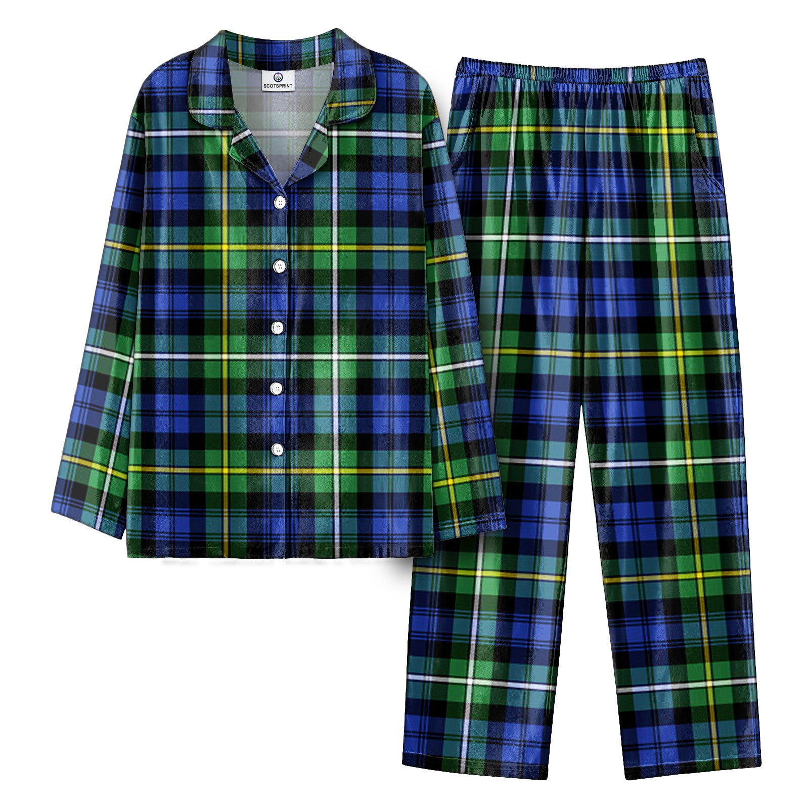 Campbell Argyll Ancient Tartan Pajama Set