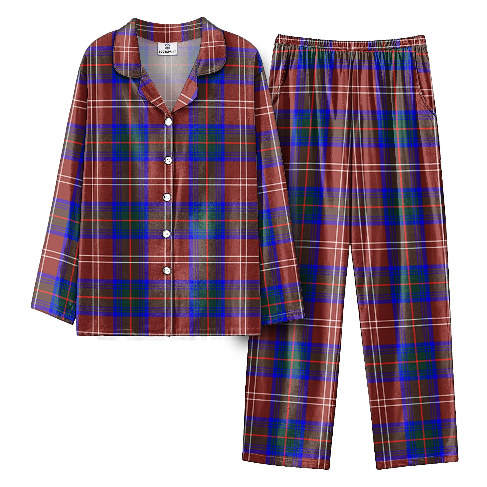 Chisholm Hunting Modern Tartan Pajama Set