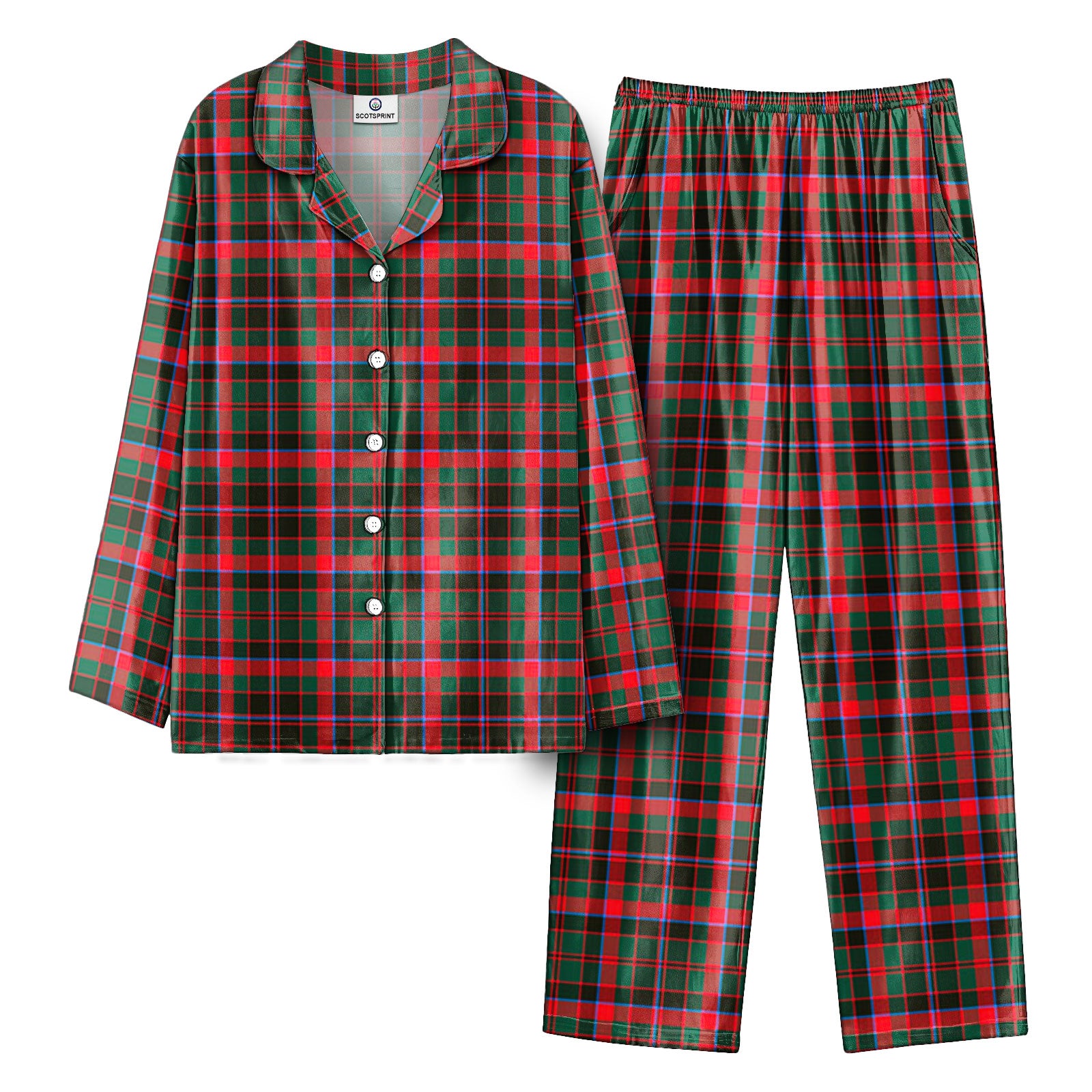 Cumming Hunting Modern Tartan Pajama Set