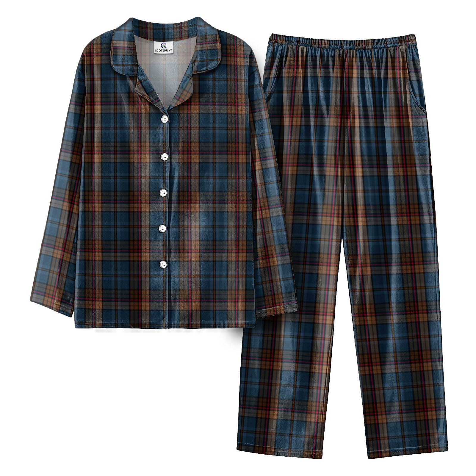 Renton Tartan Pajama Set