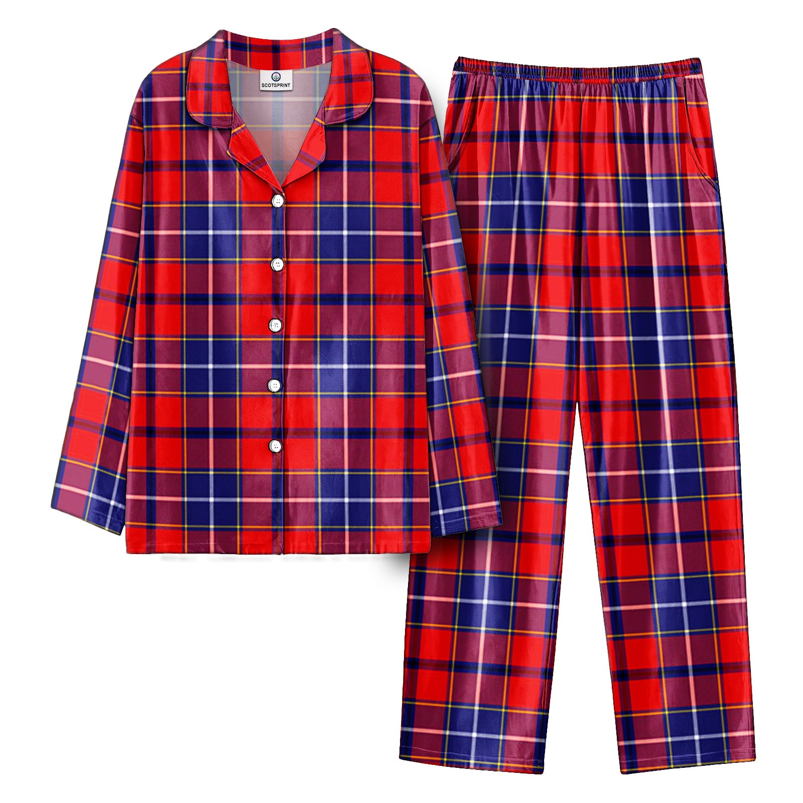 Wishart Dress Tartan Pajama Set