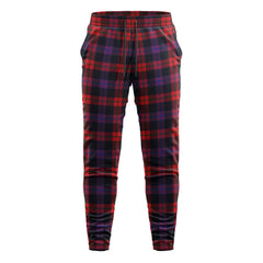 Broun Modern Tartan Sweatpants