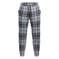 Douglas Grey Modern Tartan Sweatpants