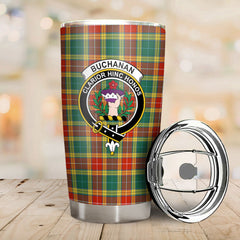 Buchanan Old Sett Tartan Crest Tumbler