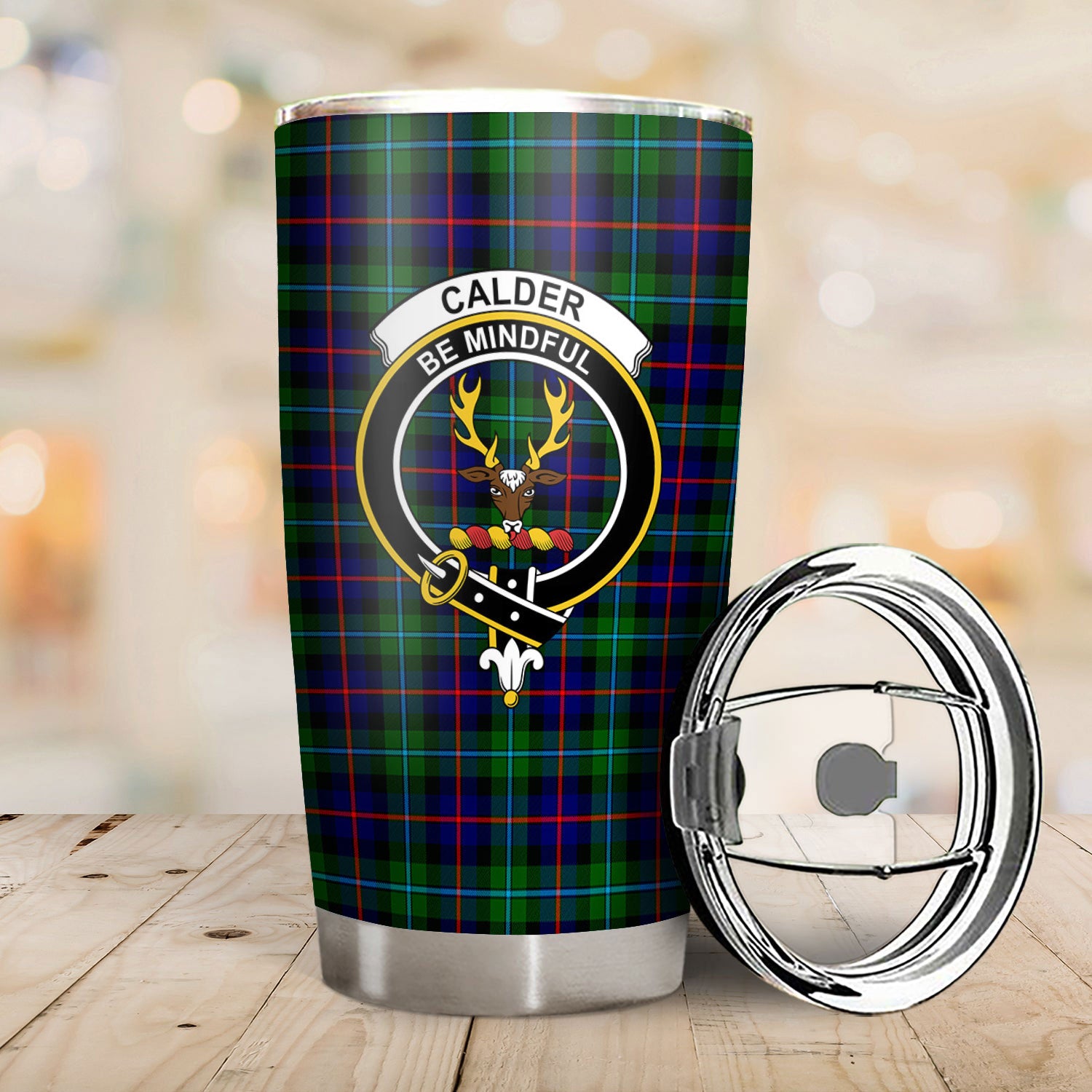 Calder Tartan Crest Tumbler