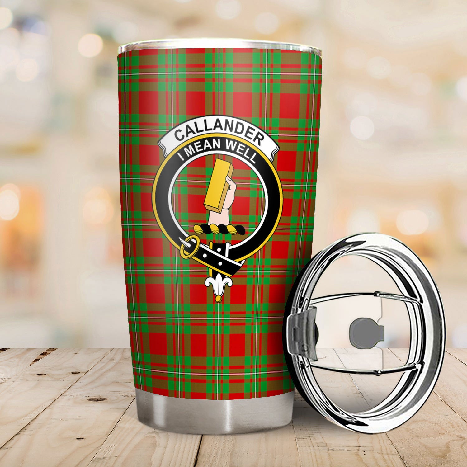 Callander Tartan Crest Tumbler